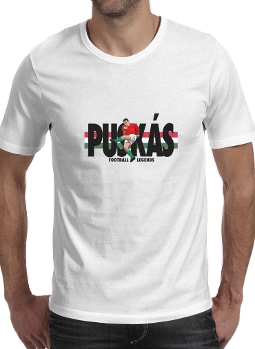  Football Legends: Ferenc Puskás - Hungary for Men T-Shirt