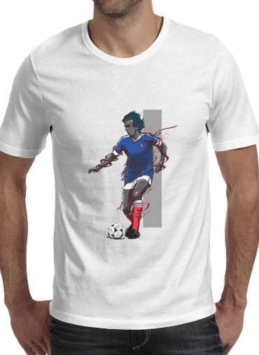  Football Legends: Michel Platini - France for Men T-Shirt