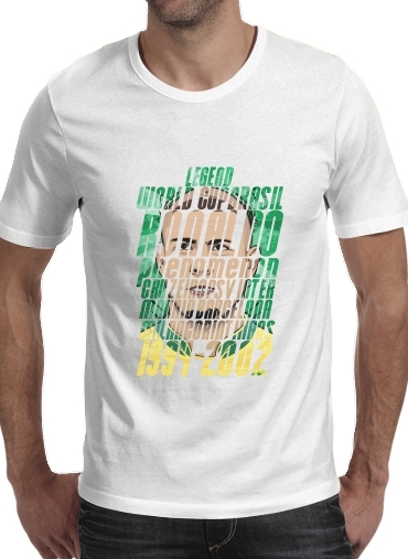  Football Legends: Ronaldo R9 Brasil  for Men T-Shirt