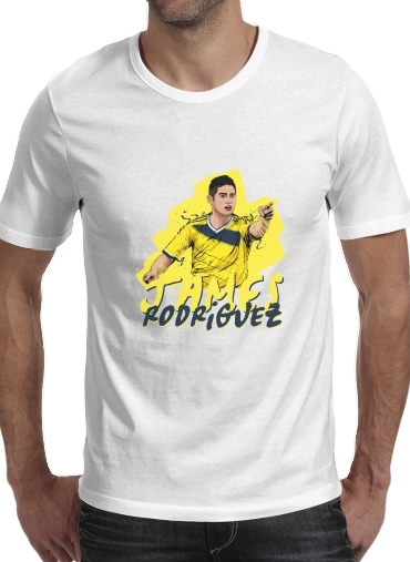  Football Stars: James Rodriguez - Colombia for Men T-Shirt