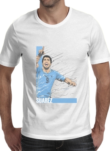  Football Stars: Luis Suarez - Uruguay for Men T-Shirt