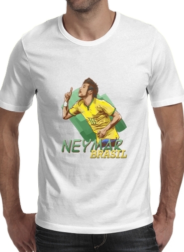  Football Stars: Neymar Jr - Brasil for Men T-Shirt