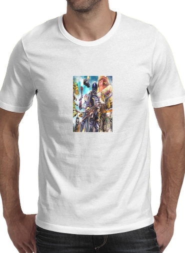  Fortnite Characters with Guns for Men T-Shirt