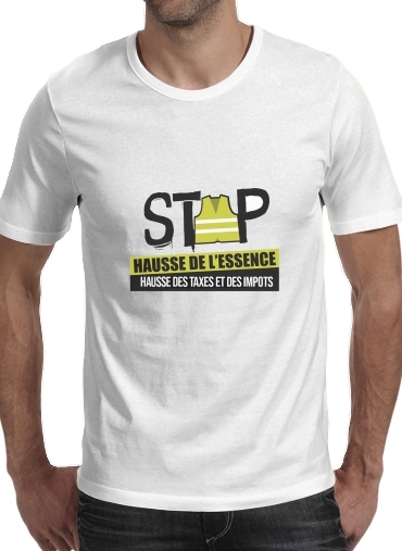  Gilet Jaune Stop aux taxes for Men T-Shirt