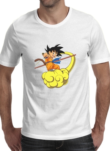  Goku Kid on Cloud GT for Men T-Shirt