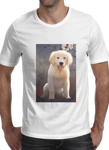  Golden Retriever Puppy for Men T-Shirt