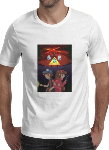  Gravity Falls Monster bill cipher Wheel for Men T-Shirt