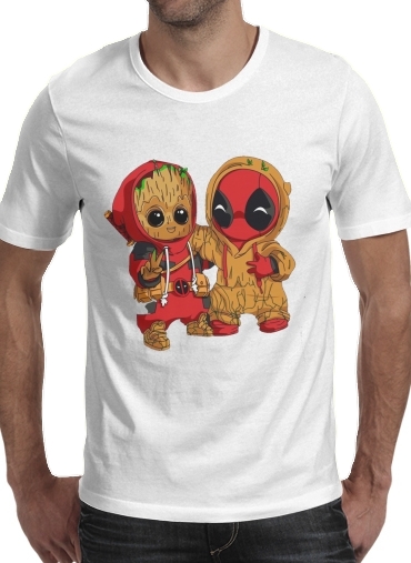  Groot x Deadpool for Men T-Shirt