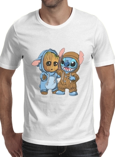  Groot x Stitch for Men T-Shirt