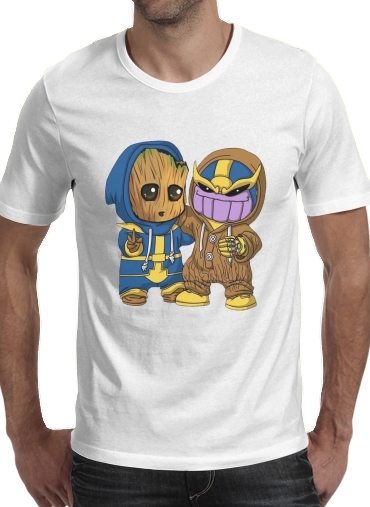  Groot x Thanos for Men T-Shirt