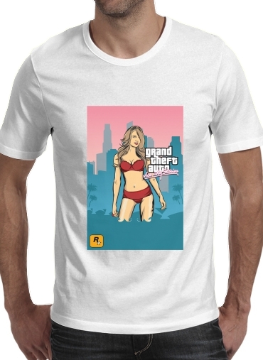  GTA collection: Bikini Girl Miami Beach for Men T-Shirt
