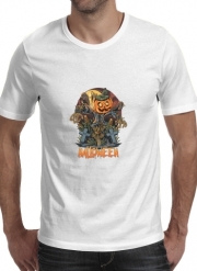 T-Shirts Halloween Pumpkin Crow Graveyard