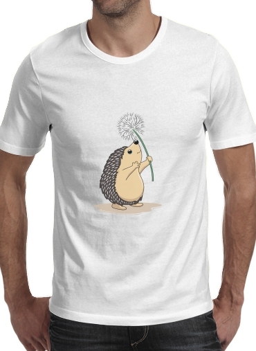  Hedgehog play dandelion for Men T-Shirt