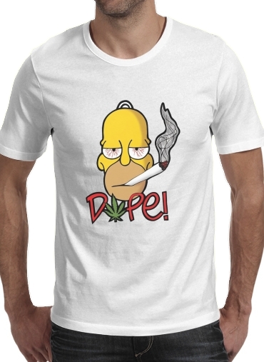  Homer Dope Weed Smoking Cannabis for Men T-Shirt