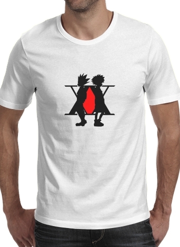  Hunter x Hunter Logo with Killua and Gon for Men T-Shirt
