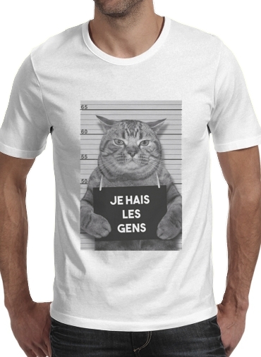  I hate people Cat Jail for Men T-Shirt