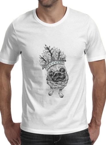  Indian Pug for Men T-Shirt