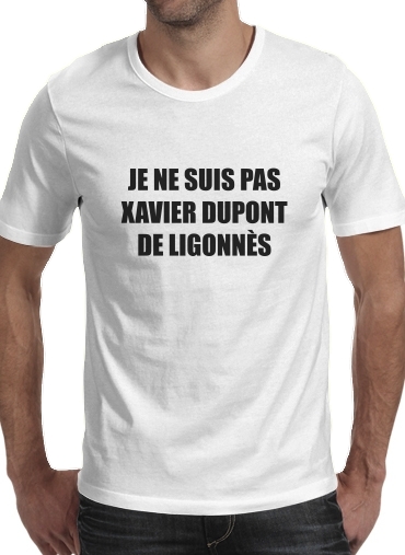  Je ne suis pas Xavier Dupont De Ligonnes Criminel for Men T-Shirt