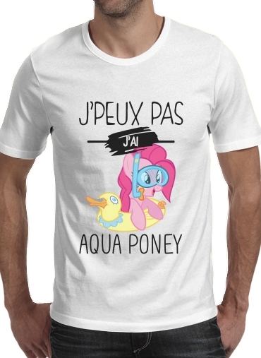  Je peux pas jai aqua poney girly for Men T-Shirt