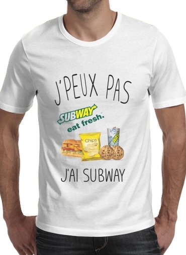  Je peux pas jai subway for Men T-Shirt