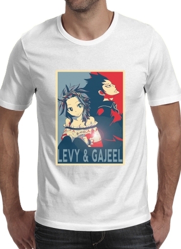  Levy et Gajeel Fairy Love for Men T-Shirt