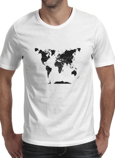  World Map for Men T-Shirt