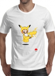 T-Shirts Mario mashup Pikachu Impact-hoo!