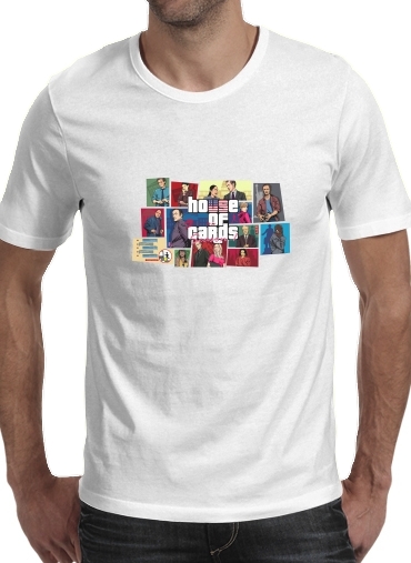  Mashup GTA and House of Cards for Men T-Shirt