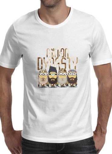 Men T-Shirt for Minions mashup Duck Dinasty