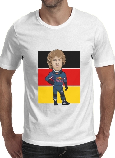  MiniRacers: Sebastian Vettel - Red Bull Racing Team for Men T-Shirt