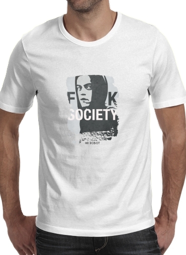  Mr Robot Fuck Society for Men T-Shirt