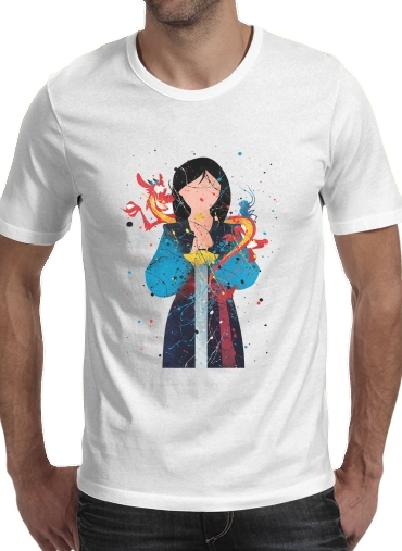  Mulan Princess Watercolor Decor for Men T-Shirt