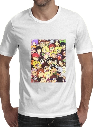  Naruto Chibi Group for Men T-Shirt