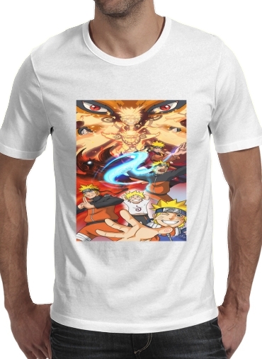 Naruto Evolution for Men T-Shirt