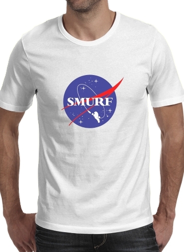  Nasa Joke Smurf for Men T-Shirt