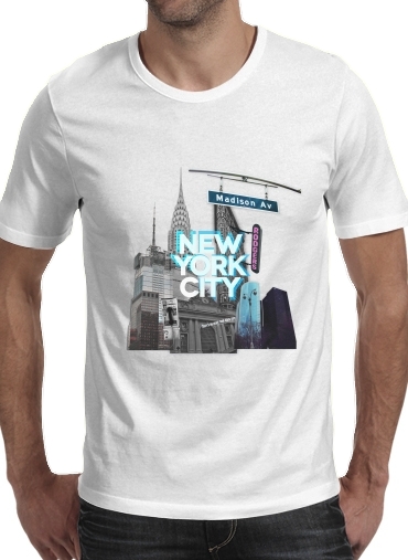 Men T-Shirt for New York City II [blue]