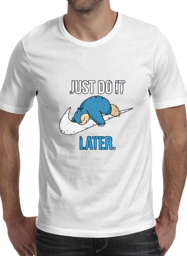  Nike Parody Just do it Late X Ronflex for Men T-Shirt