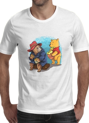  Paddington x Winnie the pooh for Men T-Shirt