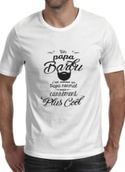 T-Shirts Papa Barbu comme un papa normal mais plus cool