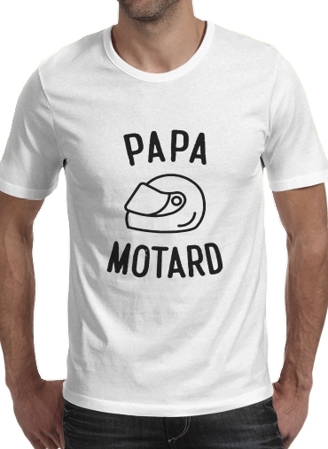  Papa Motard Moto Passion for Men T-Shirt