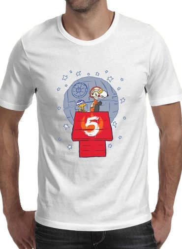  Peanut Snoopy x StarWars for Men T-Shirt