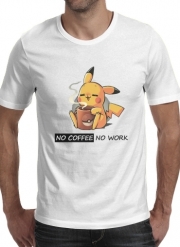 T-Shirts Pikachu Coffee Addict