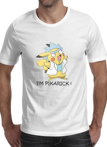  Pikarick - Rick Sanchez And Pikachu  for Men T-Shirt
