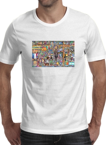 Pixel War Reddit for Men T-Shirt