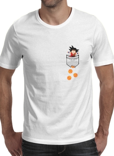  Pocket Collection: Goku Dragon Balls for Men T-Shirt