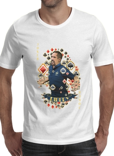  Poker: Franck Ribery as The Joker for Men T-Shirt