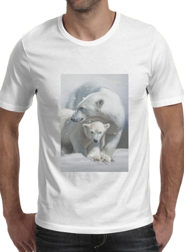  Polar bear family for Men T-Shirt