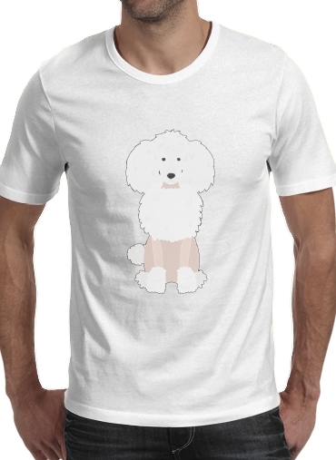  Poodle White for Men T-Shirt