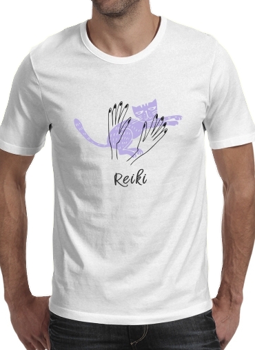  Reiki Animals Cat  for Men T-Shirt