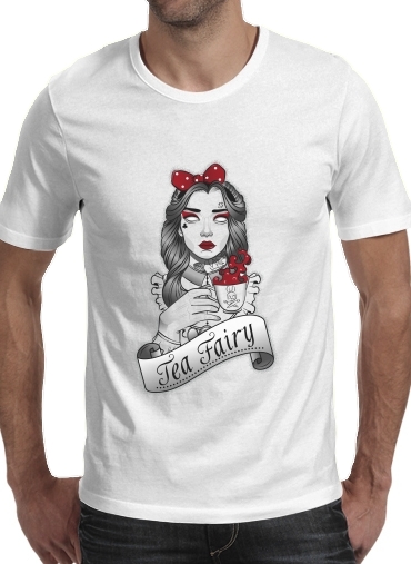  Scary zombie Alice drinking tea for Men T-Shirt